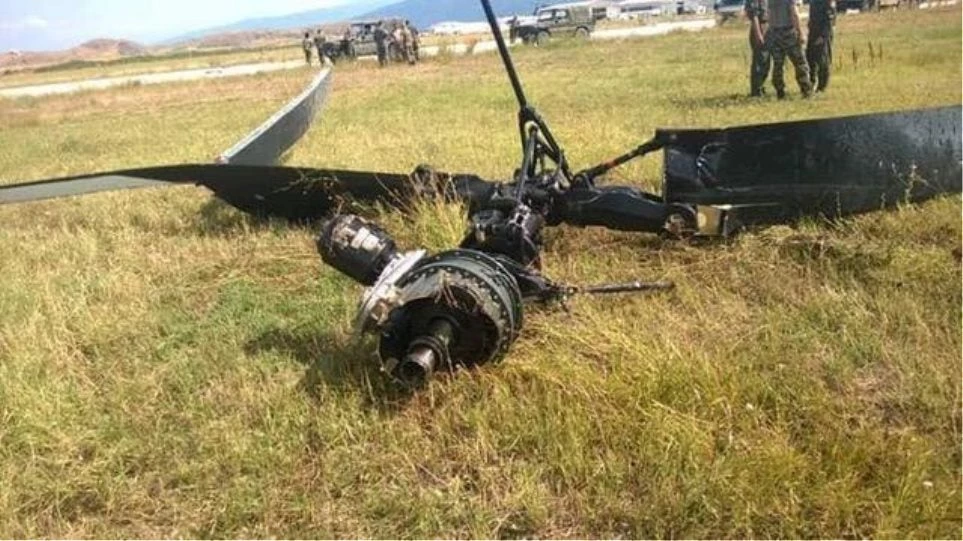 Σοβαρό ατύχημα με ελικόπτερο της Αεροπορίας Στρατού στη Μαγνησία (Εικόνες)